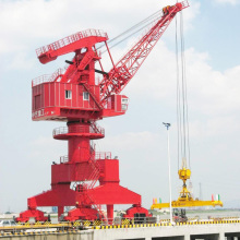 offshore floating single jib mobile portal crane for dock